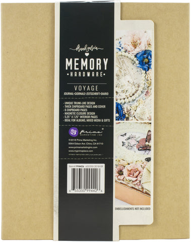 Prima Memory Hardware Chipboard Album 8.5"X7"X3.25"