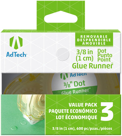 Ad-Tech Removeable Glue Dots 3/Pkg