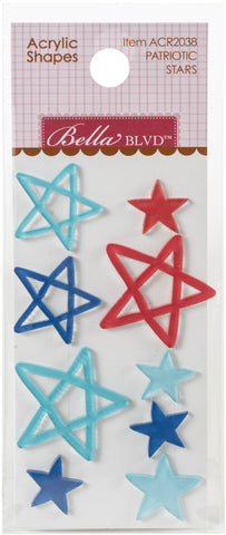 Fireworks & Freedom Acrylic Shapes