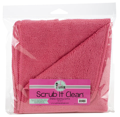 Pink & Main Scrub It Clean Microfiber Cloths 2/Pkg