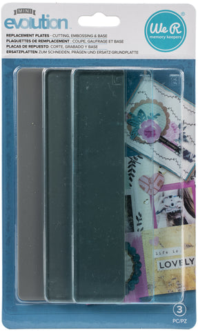 Mini Evolution Replacement Plates 3/Pkg