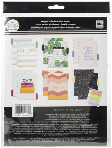 Happy Planner Medium Dividers 30/Pkg