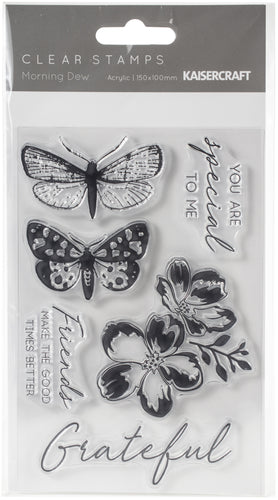 Morning Dew Clear Stamps 6"X4"