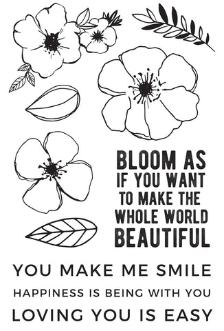 Magenta Clear Stamps 6"X4"