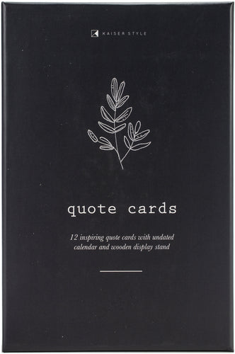 Kaiser Style Quote Card Set 4"X6" 12/Pkg