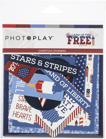 Land Of The Free Ephemera Cardstock Die-Cuts