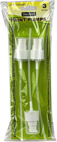 DecoArt Accessories Paint Pumps 3/Pkg