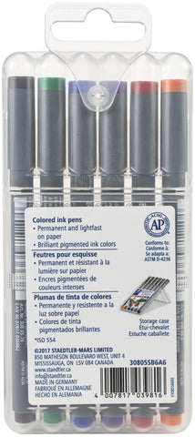 Pigment Liners 6/Pkg