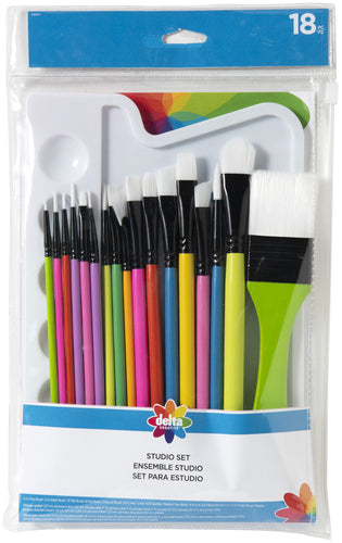 Delta Studio Brush Set 18/Pkg