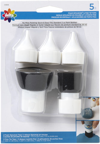 Delta Fine Tip & Spouncer Topper Set 5/Pkg