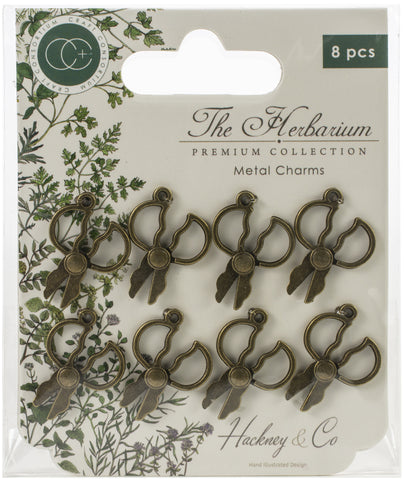 Craft Consortium The Herbarium Metal Charms 8/Pkg