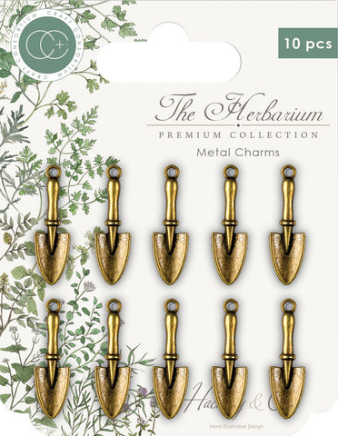 Craft Consortium The Herbarium Metal Charms 10/Pkg