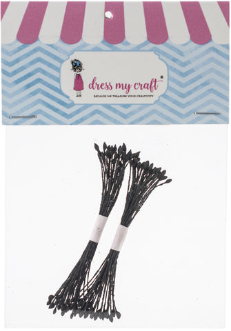 Dress My Craft Round Thread Poppy Pollen 2/Pkg