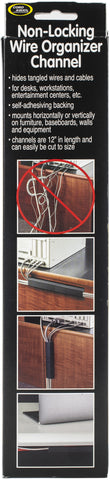 Cord Away (R) Wire Organizer Channel 4/Pkg