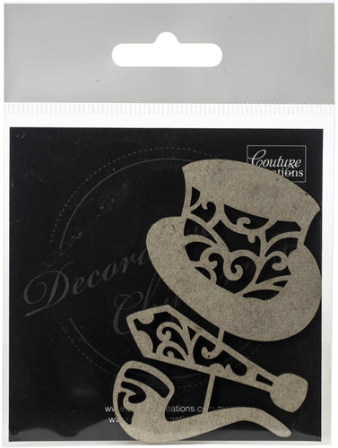 Couture Creations Gentlemans Emporium Chipboard 3/Pkg