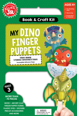 Klutz Jr. My Dino Finger Puppets