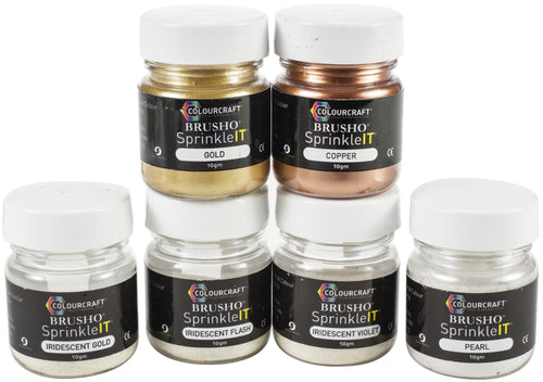 Brusho SprinkliIT 10g Set 6/Pkg