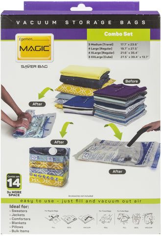 Egemen Magic Saver Combo Set 14 Vacuum Bag