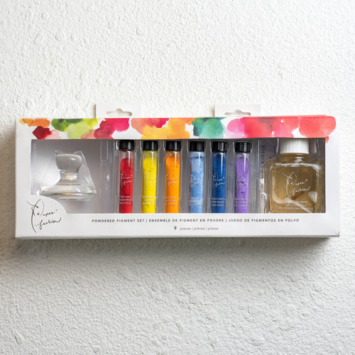 Paper Fashion Powdered Pigment Set 9/Pkg