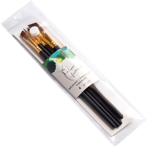 Paper Fashion Paint Brush Set #2 4/Pkg