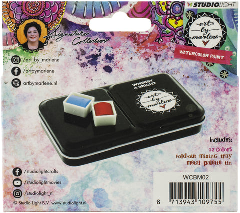 Studio Light Art By Marlene Watercolor Painting Set 12/Pkg