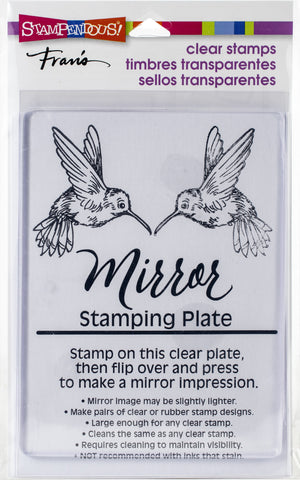 Stampendous Mirror Stamping Plate 4"X5.5"