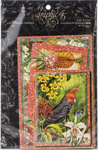 Lost In Paradise Ephemera Cards