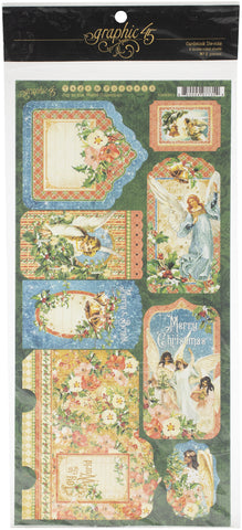 Joy To The World Cardstock Die-Cuts 6"X12" Sheets 2/Pkg