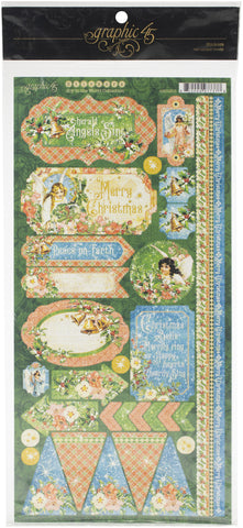 Joy To The World Cardstock Stickers 12"X12"