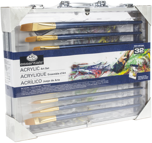 essentials(TM) Acrylic Art Set In Metal Case 32/Pkg
