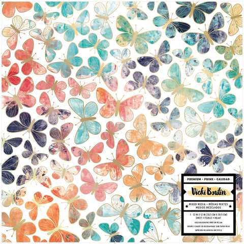 Vicki Boutin Wildflower & Honey Vellum 12"X12"