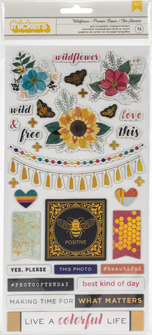 Vicki Boutin Wildflower & Honey Thickers 5.5"X11" 75/Pkg