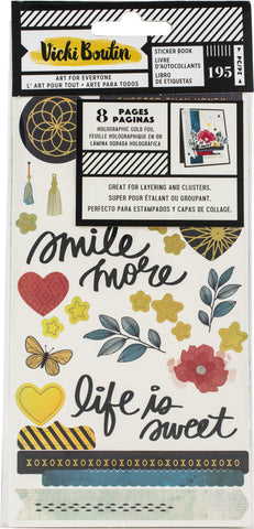 Vicki Boutin Wildflower & Honey Sticker Book 195/Pkg