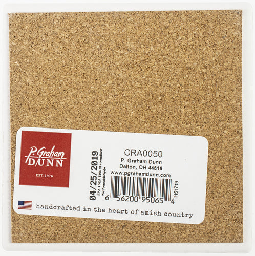 Craft Decor Ceramic Coaster 24/Pkg