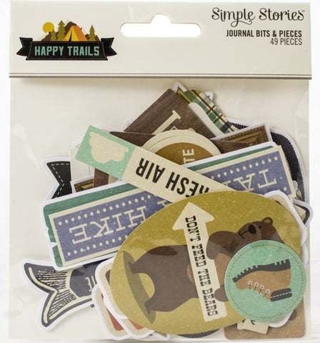 Happy Trails Tags & Frames Die-Cuts 48/Pkg