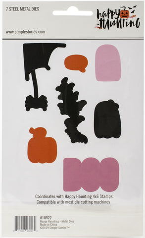 Happy Haunting Dies 7/Pkg