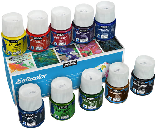 Discovery Fabric Paint Set 45ml 10/Pkg