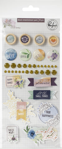 Just A Little Lovely Mixed Embellishment Pack 39/Pkg