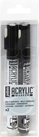 Acrylic Marker Set 1.2mm 2/Pkg