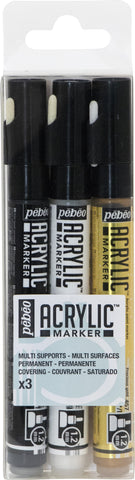 Acrylic Marker Set 1.2mm 3/Pkg