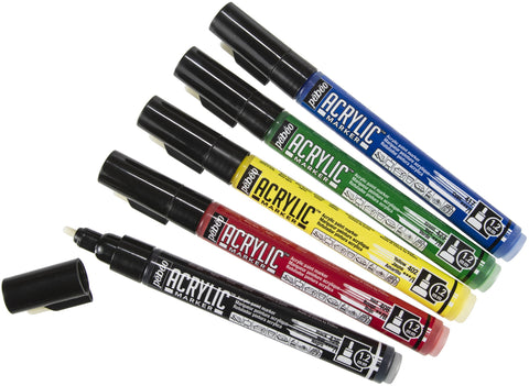 Acrylic Marker Set 1.2mm 5/Pkg