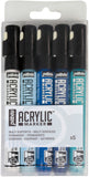 Acrylic Marker Set 1.2mm 5/Pkg