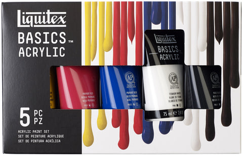 Liquitex BASICS Acrylic Paint 75ml 5/Pkg