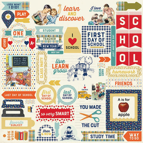 Scholastic Cardstock Stickers 12"X12"