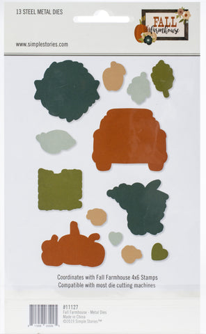 Fall Farmhouse Dies 13/Pkg