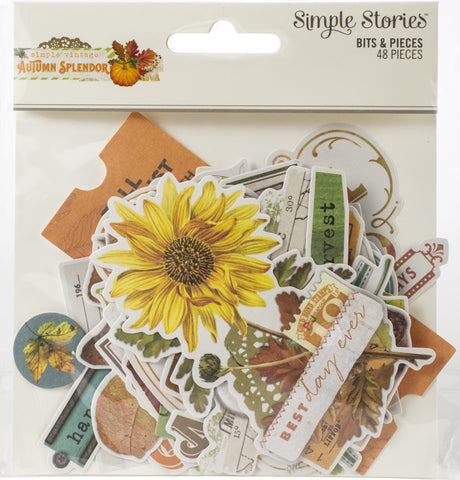 Autumn Splendor Bits & Pieces Die-Cuts 48/Pkg