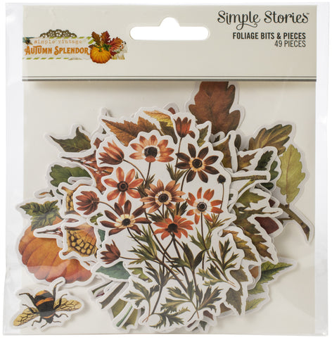 Autumn Splendor Bits & Pieces Die-Cuts 49/Pkg