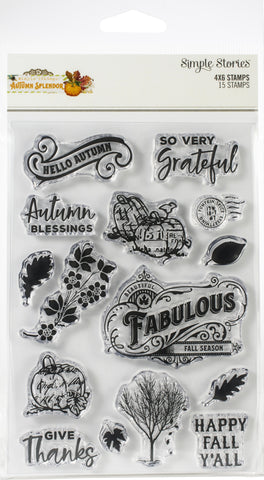 Autumn Splendor Photopolymer Clear Stamps