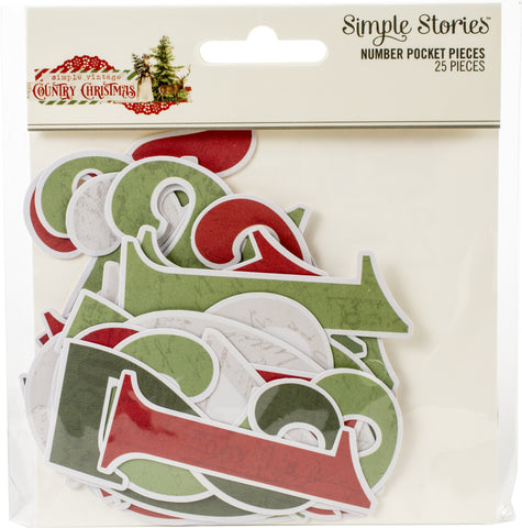 Country Christmas Cardstock Die-Cuts 12"X12"