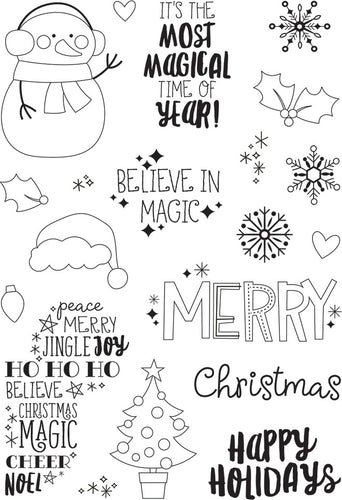 Say Cheese Christmas Photopolymer Clear Stamps